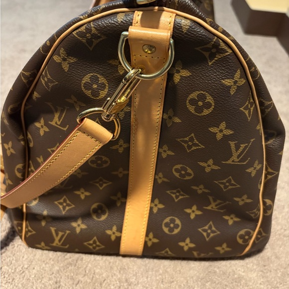 LOUIS VUITTON Keepall Bandouliere 55 Monogram Canvas Travel Luggage Bag M41414 - Picture 8 of 14